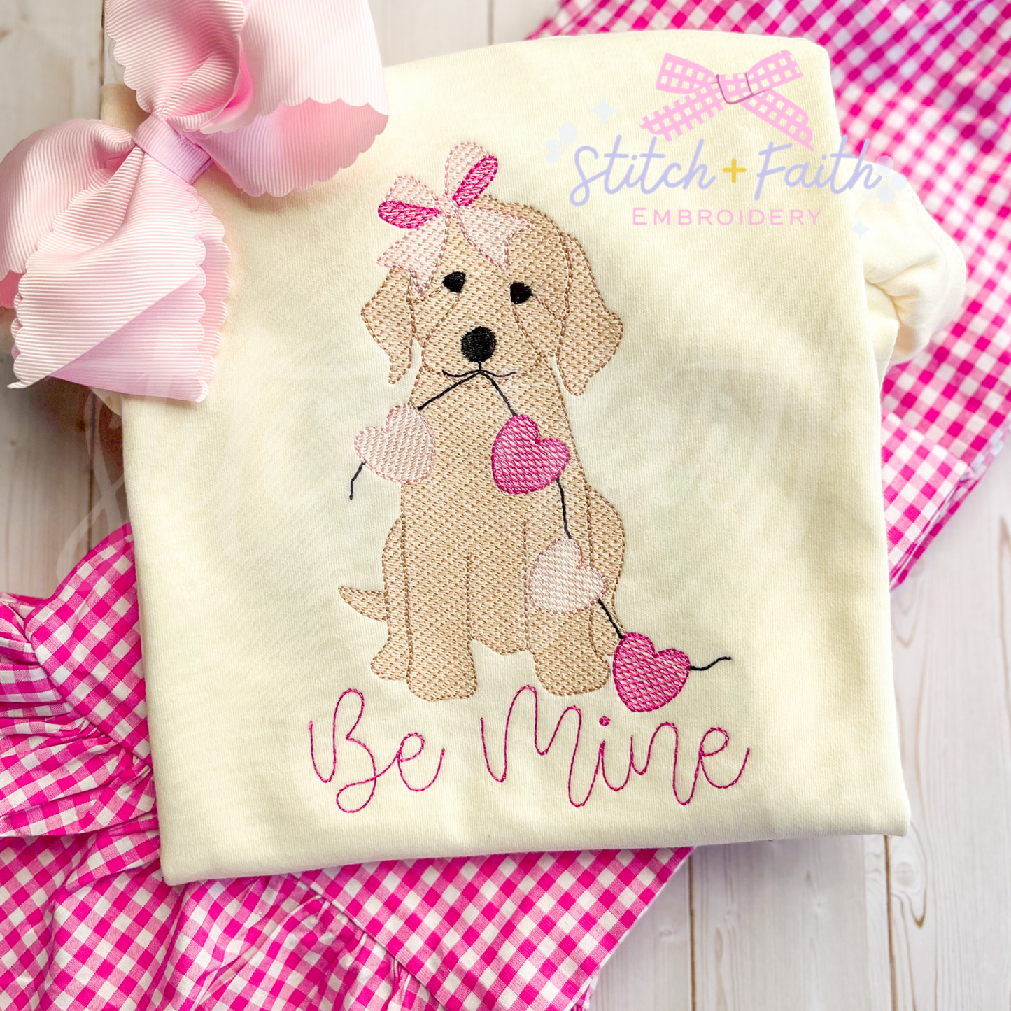 Puppy Love Valentine's Personalized Shirt