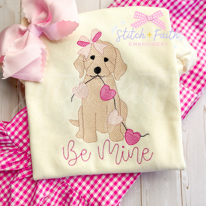 Puppy Love Valentine's Personalized Shirt