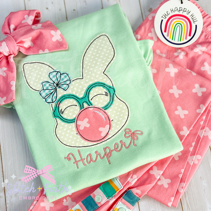 Happy Hill Bubble Bunny Personalized Shirt